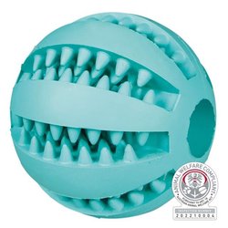 TRIXIE Denta Fun kamuolys, mėtinis, natūrali guma, 6 cm TRIXIE Denta Fun kamuolys, mėtinis, natūrali guma, 6 cm