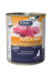 DR. CLAUDERS Turkey&rice konservai šunims su kalakutiena ir ryžiais 800g