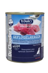 DR. CLAUDERS Poultry hearts konservai šunims su paukštienos širdelėmis 800g DR. CLAUDERS Poultry hearts konservai šunims su paukštienos širdelėmis 800g