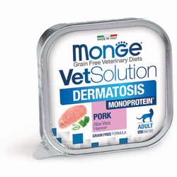 MONGE VetSolution Cat Wet Dermatosis 12x100g