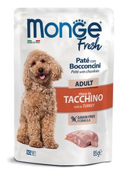 Monge Fresh - Pouches Dog Adult Turkey 85g
