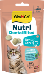 GIMCAT NUTRI DENTAL BITES (su katžole ir dumbliais) 40 G