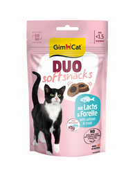 Gimcat Minkšti skanėstai su lašiša ir upėtakiu 50 gr