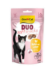 Gimcat Minkšti skanėstai su vištiena ir kepenėlėm 50 gr