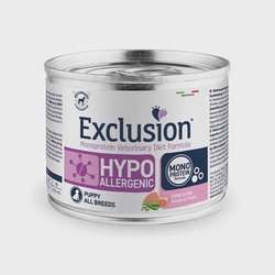 Exclusion diet hypo konservai šuniukams, su kiauliena ir žirniais, 200g Exclusion diet hypo konservai šuniukams, su kiauliena ir žirniais, 200g