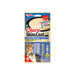 Churu Skin+Coat kreminis skanėstas katėms su tunu, 4vnt