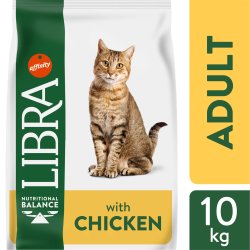 LIBRA CAT CHICKEN pašaras katėms su vištiena 10kg