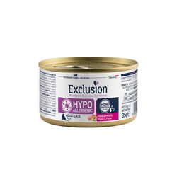 Exclusion Hypoallergenic konservai katėms su kiauliena ir bulvėmis, 85 g Exclusion Hypoallergenic konservai katėms su kiauliena ir bulvėmis, 85 g