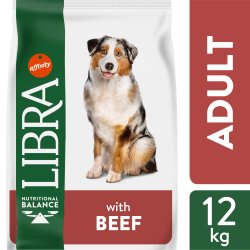 LIBRA DOG BEEF pašaras šunims su jautiena 12kg