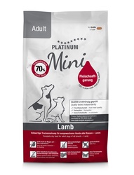 Platinum Adult Mini Lamb mažų veislių šunims su ėriena 900 g Platinum Adult Mini Lamb mažų veislių šunims su ėriena 900 g