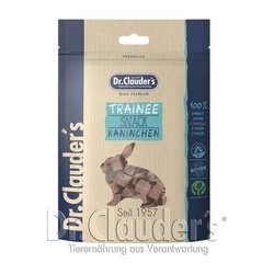 DR. CLAUDER’S TRAINEE SNACK triušienos skanėstai kubeliais šunims ir katėms 80g