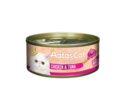 Kačių maistas Aatas Creamy Chicken&Tuna 80gr
