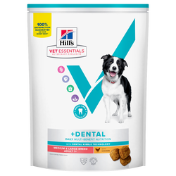 Hills Vet Essentials Canine Adult Medium & Large Chicken DENTAL Chicken 10kg