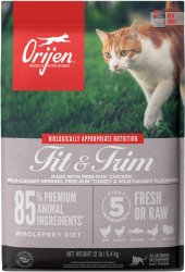 Begrūdis kačių maistas ORIJEN Fit & Trim 5,4kg
