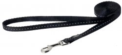 Rogz pavadys su atšvaitu HL14A Black 1,8m-1,1cm