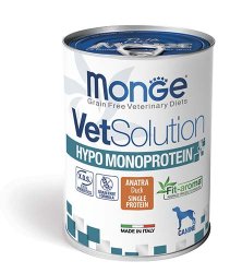 Monge VetSolution Hypo Monoprotein Duck 400gr Monge VetSolution Hypo Monoprotein Duck 400gr