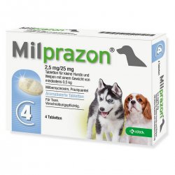 Milprazon 2,5 mg/25 mg tabletės mažiems šunims ir šuniukams 1 tabletė Milprazon 2,5 mg/25 mg tabletės mažiems šunims ir šuniukams 1 tabletė