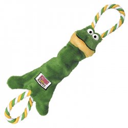 KONG Tugger Knots pliušinis žaislas su virve S/M Varlė