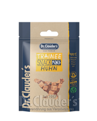 DR. CLAUDER’S TRAINEE SNACK, vytintos vištienos skanėstai kubeliais šunims ir katėms 80g
