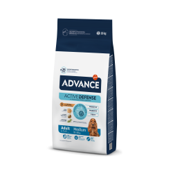 Šunų maistas Advance medium adult chicken rice 18kg