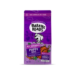 BARKING HEADS Puppy Days Turkey šuniukams su kalakutiena 2kg BARKING HEADS Puppy Days Turkey šuniukams su kalakutiena 2kg