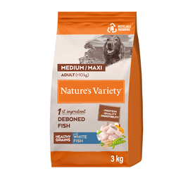 Natures Variety HEALTHY GRAINS MED/MAX ADULT WHITE FISH 3 kg