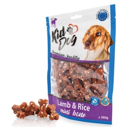 KIDDOG Bones kauliukai ėriena su ryžiais 250g