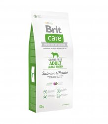 Brit Care Grain-free Adult Large Breed Salmon & Potato 12kg.