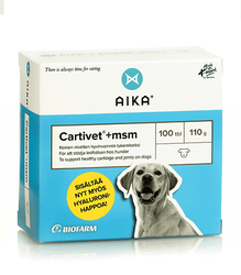 Cartivet + MSM papildas šunims sąnarių funkcijai gerinti N100 