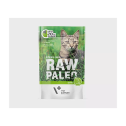 Raw Paleo Sterilized Cat paštetas steril. katėms su žvėriena, 100 g