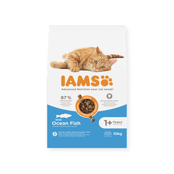 IAMS sausas maistas katėms su jūros žuvimi, 10 kg