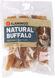 Flamingo nature skanėstas buivolo kaklo juostos 150g