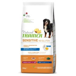 TrainerADULT DOG SENSITIVE NO GLUTEN M/M EGG (kiaušinis) 12kg