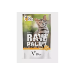Raw Paleo Kitten paštetas kačiukams su kalakutiena, 100 g