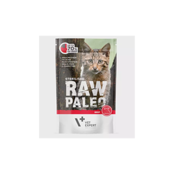 Raw Paleo Sterilized Cat paštetas steril. katėms su jautiena, 100 g
