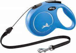 Flexi New Classic M Virvelė Mėlynas 8m/20kg