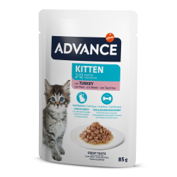 Advance Wet Kitten Turkey 85Gx12vnt