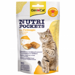 Gimcat nutripocket su sūriu ir taurinu 60gr. skanėstas