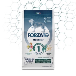 FORZA10 Monodiet Medium Adult šunims su elniena ir bulvėmis 12kg