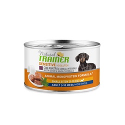 Trainer Sensitive No Gluten MINI Duck konservai su antiena 150g x 24vnt