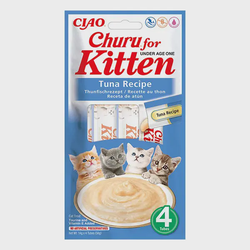 Churu Kitten kreminis skanėstas su tunu kačiukams, 4 vnt.