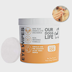 OURDOGSLIFE EYE CLEANING WIPES N100 - servetėlės akių valymui