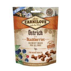 Carnilove Dog skanėstas Ostrich with Blackberries with fresh meat 200gr Carnilove Dog skanėstas Ostrich with Blackberries with fresh meat 200gr