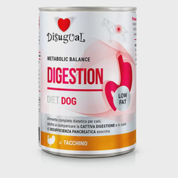 DISUGUAL Digestion konservas šunims su kalakutiena 400g DISUGUAL Digestion konservas šunims su kalakutiena 400g