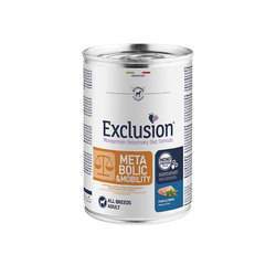 Exclusion Metabolic & Mobility konservai su kiauliena ir kanapėmis šunims, 400 g