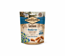 Carnilove skanėstas šunims Salmon and Blueberries 200g Carnilove skanėstas šunims Salmon and Blueberries 200g