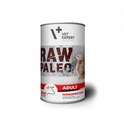 Raw Paleo Adult šlapias maistas suaugusiems šunims su jautiena, 400g Raw Paleo Adult šlapias maistas suaugusiems šunims su jautiena, 400g