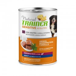 Trainer Sensitive No Gluten Duck konservai su antiena 400g