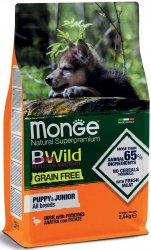 Monge puppy junior GRAIN FREE Duck & potatoes 2,5kg Monge puppy junior GRAIN FREE Duck & potatoes 2,5kg