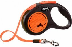 Flexi New Neon Orange M juosta 5m/25kg